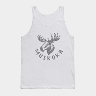 Muskoka - Moose (Dark Grey) Tank Top